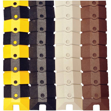 CABLE PROTECTER W/ENDCAPS-40 X 3 GREY - Model SWCP-3-GY